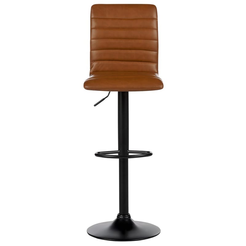 Svingbar skammel Lucerne 2-pak - Brun, Sort - Møbler - Stole & lænestole - Barstole