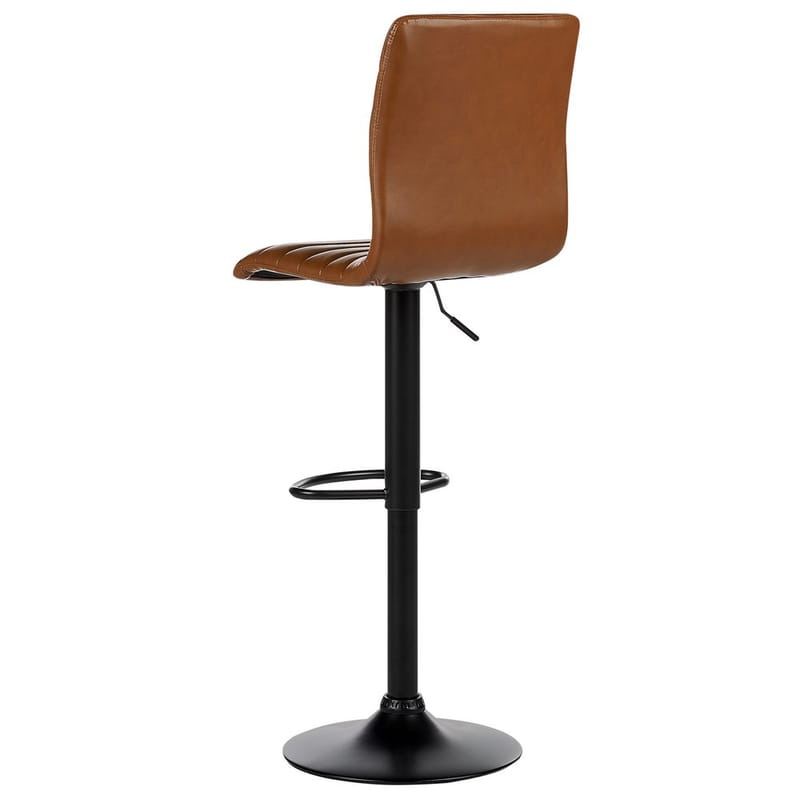 Svingbar skammel Lucerne 2-pak - Brun, Sort - Møbler - Stole & lænestole - Barstole