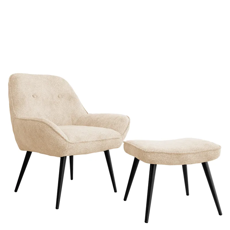 Sylvar Lænestol, Beige