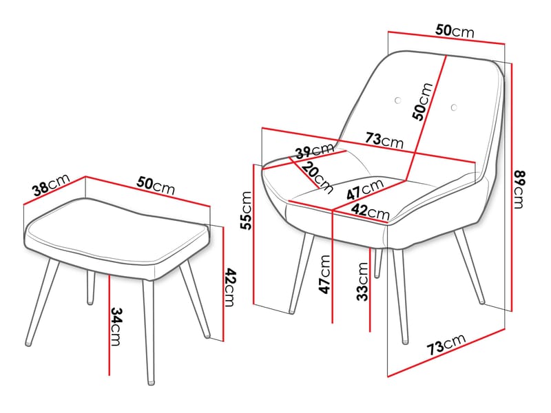 Sylvar Lænestol - Beige - Møbler - Stole & lænestole - Lænestole
