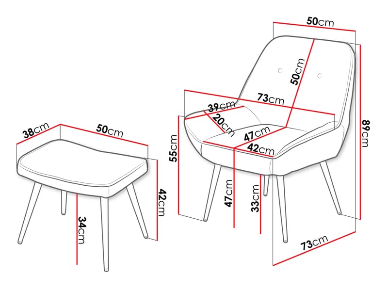 Sylvar Lænestol - Gul - Møbler - Stole & lænestole - Lænestole