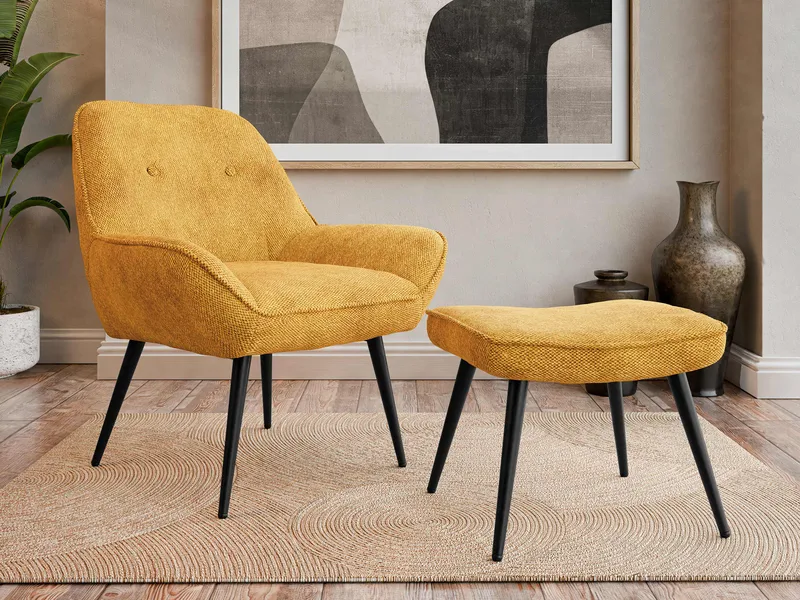 Sylvar Lænestol - Gul - Møbler - Stole & lænestole - Lænestole