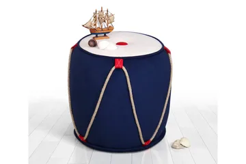 Redlands Siddepuf 42 cm - Blå - Møbler - Stole & lænestole - Taburet & skammel - Ottoman