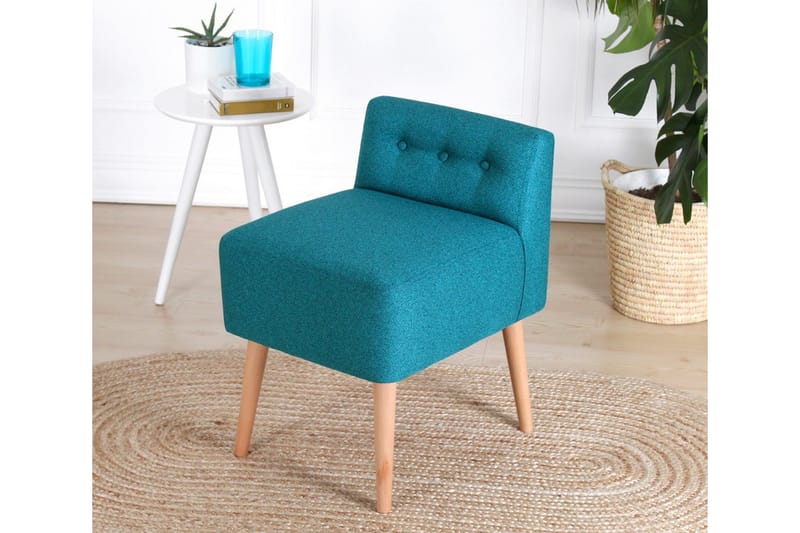 Anaro Sækkestol 43 cm Rektangulær - Grøn - Møbler - Stole & lænestole - Taburet & skammel - Ottoman