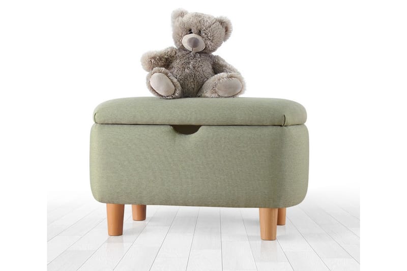 Anaro Puf 61 cm Rektangulært - Grøn - Møbler - Stole & lænestole - Taburet & skammel - Ottoman