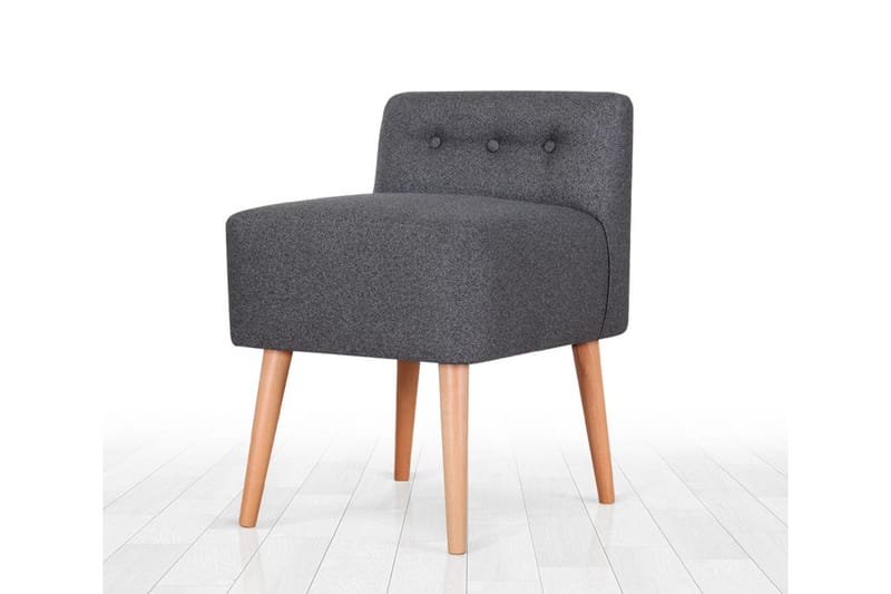 Anaro Sækkestol 43 cm Rektangulær - Grå - Møbler - Stole & lænestole - Taburet & skammel - Ottoman