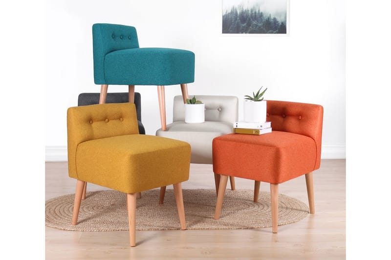 Anaro Sækkestol 43 cm Rektangulær - Mørkegrøn - Møbler - Stole & lænestole - Taburet & skammel - Ottoman