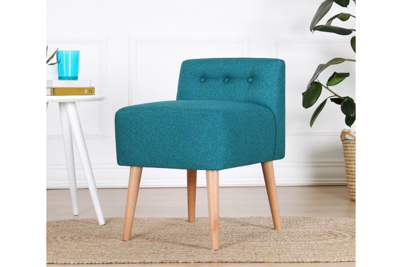 Anaro Sækkestol 43 cm Rektangulær - Grøn - Møbler - Stole & lænestole - Taburet & skammel - Ottoman