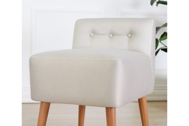 Anaro Sækkestol 43 cm Rektangulær - Beige - Møbler - Stole & lænestole - Taburet & skammel - Ottoman