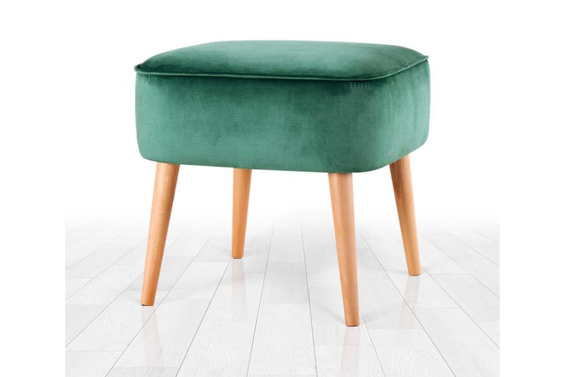 Anaro Sækkestol 45 cm Rektangulær - Grøn - Møbler - Stole & lænestole - Taburet & skammel - Ottoman