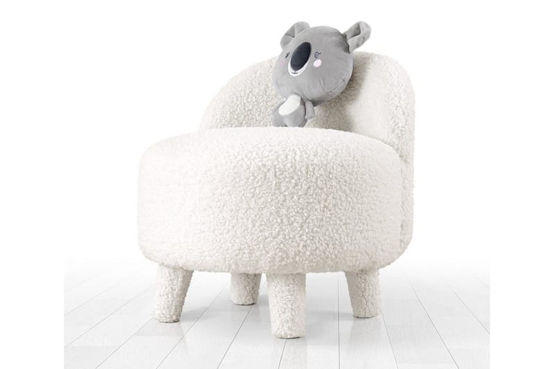 Anaro Sækkestol Rund, Hvid