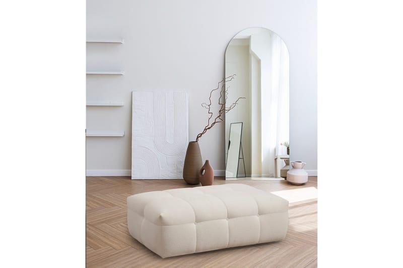Octavian Fodskammel 120 cm, Beige