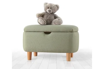 Anaro Puf 61 cm Rektangulært - Grøn - Møbler - Stole & lænestole - Taburet & skammel - Ottoman