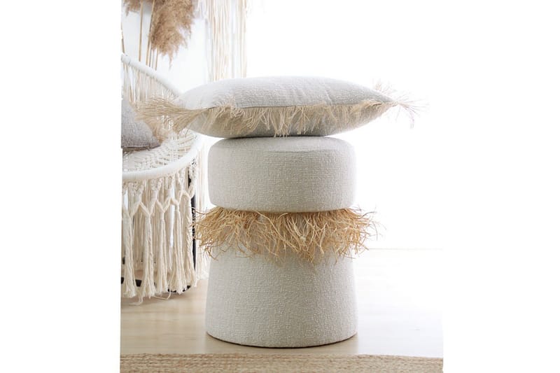 Anaro Sækkestol Rund - Beige - Møbler - Stole & lænestole - Taburet & skammel - Ottoman