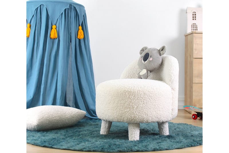 Anaro Sækkestol Rund - Hvid - Møbler - Stole & lænestole - Taburet & skammel - Ottoman