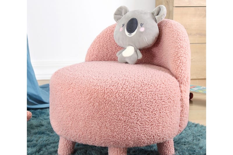 Anaro Sækkestol Rund - Rosa - Møbler - Stole & lænestole - Taburet & skammel - Ottoman