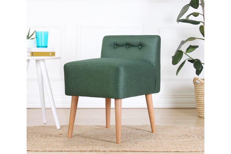 Anaro Sækkestol 43 cm Rektangulær, Mørkegrøn