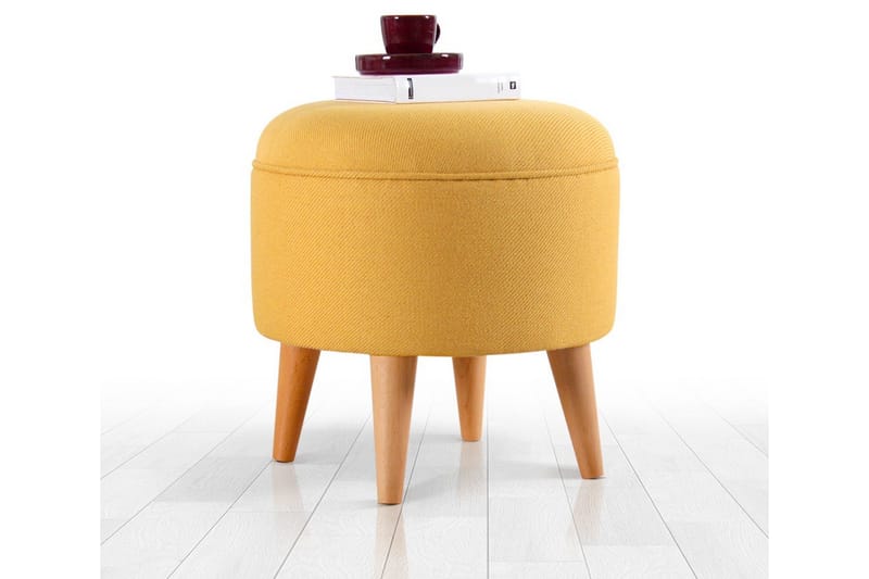 Anaro Sækkestol Rund, Gul