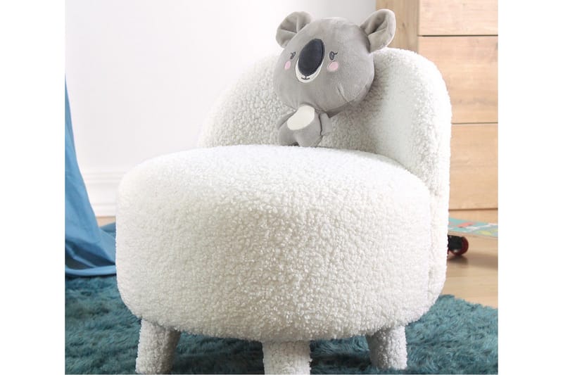 Anaro Sækkestol Rund - Hvid - Møbler - Stole & lænestole - Taburet & skammel - Ottoman