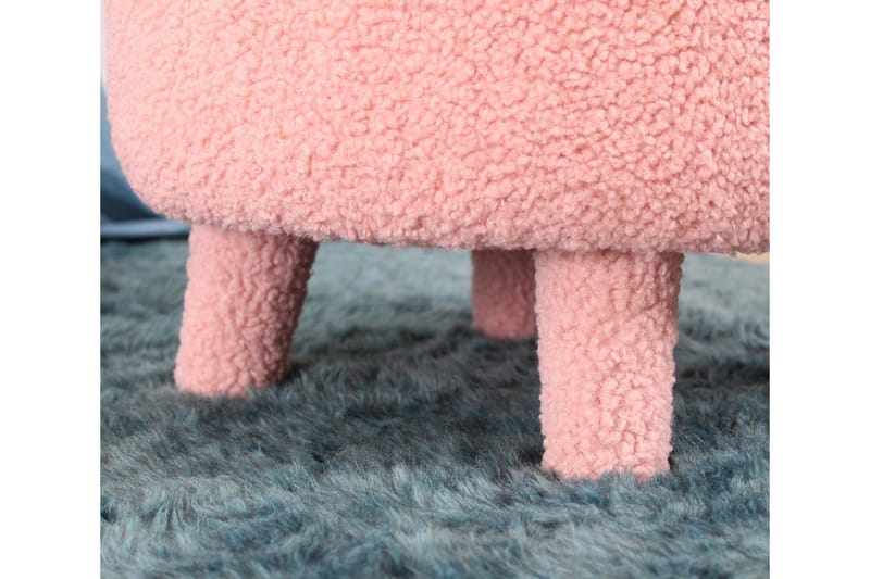 Anaro Sækkestol Rund - Rosa - Møbler - Stole & lænestole - Taburet & skammel - Ottoman