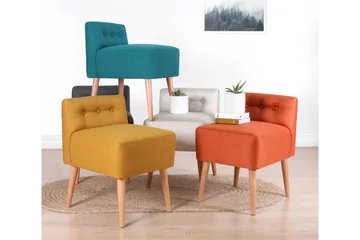 Anaro Sækkestol 43 cm Rektangulær - Beige - Møbler - Stole & lænestole - Taburet & skammel - Ottoman