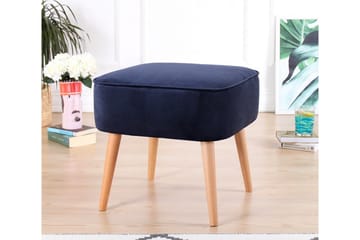 Anaro Sækkestol 45 cm Rektangulær - Marineblå - Møbler - Stole & lænestole - Taburet & skammel - Ottoman