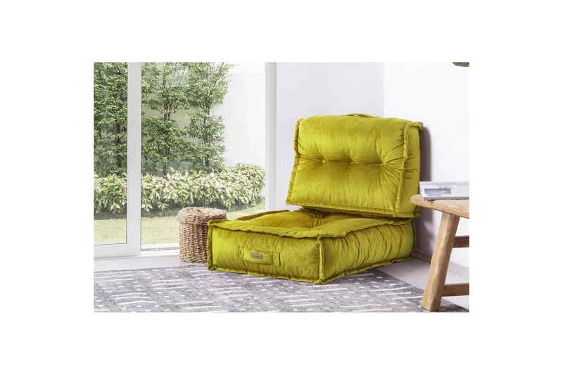 1-sædet sofa Wenarport Lime - Lime - Møbler - Stole & lænestole - Taburet & skammel - Ottoman