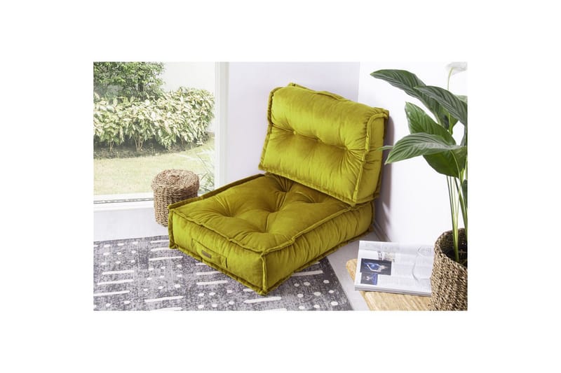 1-sædet sofa Wenarport Lime - Lime - Møbler - Stole & lænestole - Taburet & skammel - Ottoman