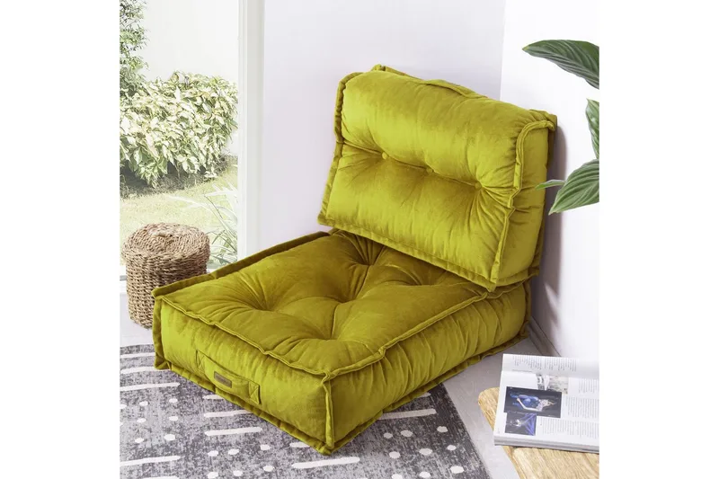 1-sædet sofa Wenarport Lime - Lime - Møbler - Stole & lænestole - Taburet & skammel - Ottoman