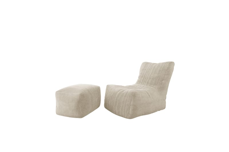 Afridi Siddepuf Udendørs 100 cm, Beige