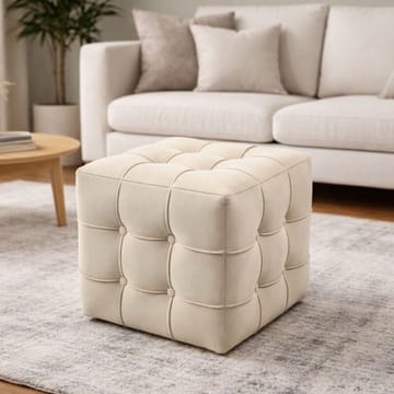 Ameias Sækkepuf 42 cm - Creme - Møbler - Stole & lænestole - Taburet & skammel - Ottoman