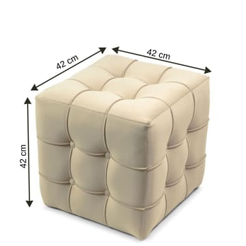 Ameias Sækkepuf 42 cm - Creme - Møbler - Stole & lænestole - Taburet & skammel - Ottoman