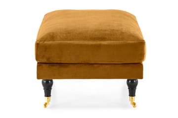 Andrew Puf Velour - Amber/Messing - Møbler - Stole & lænestole - Taburet & skammel - Puf
