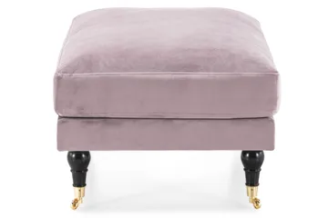 Andrew Puf Velour - Lilla/Messing - Møbler - Stole & lænestole - Taburet & skammel - Puf
