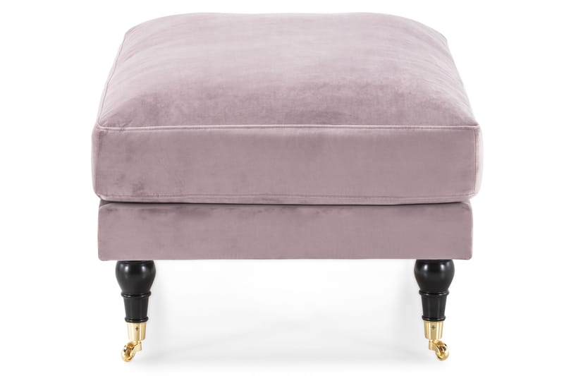 Andrew Puf Velour - Lilla/Messing - Møbler - Stole & lænestole - Taburet & skammel - Puf