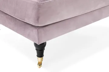 Andrew Puf Velour - Lilla/Messing - Møbler - Stole & lænestole - Taburet & skammel - Puf