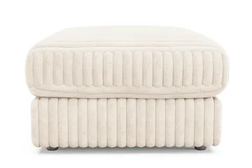 Arken Lyx Rektangulær Fodskammel i Manchester - Beige - Møbler - Stole & lænestole - Taburet & skammel - Puf