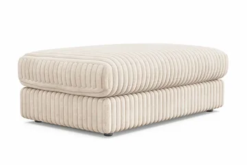 Arken Lyx Rektangulær Fodskammel i Manchester - Beige - Møbler - Stole & lænestole - Taburet & skammel - Puf