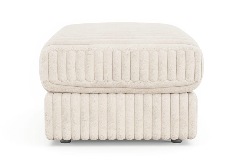 Arken Lyx Rektangulær Fodskammel i Manchester - Beige - Møbler - Stole & lænestole - Taburet & skammel - Puf