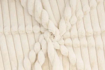 Arken Lyx Rektangulær Fodskammel i Manchester - Beige - Møbler - Stole & lænestole - Taburet & skammel - Puf
