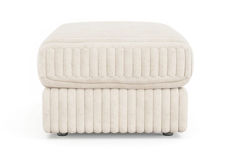 Arken Lyx Rektangulær Fodskammel i Manchester - Beige - Møbler - Stole & lænestole - Taburet & skammel - Puf