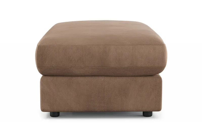 Arken Lyx Rektangulær Fodskammel i Manchester - Brun - Møbler - Stole & lænestole - Taburet & skammel - Puf