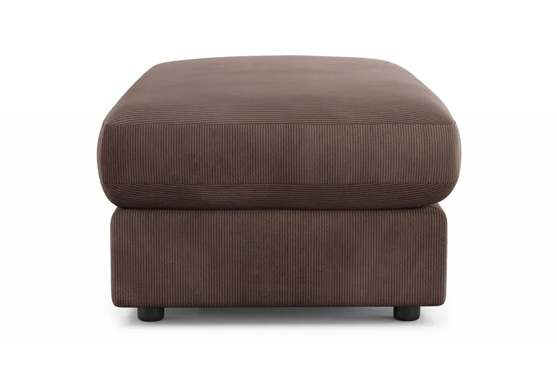 Arken Lyx Rektangulær Fodskammel i Manchester - Brun - Møbler - Stole & lænestole - Taburet & skammel - Puf