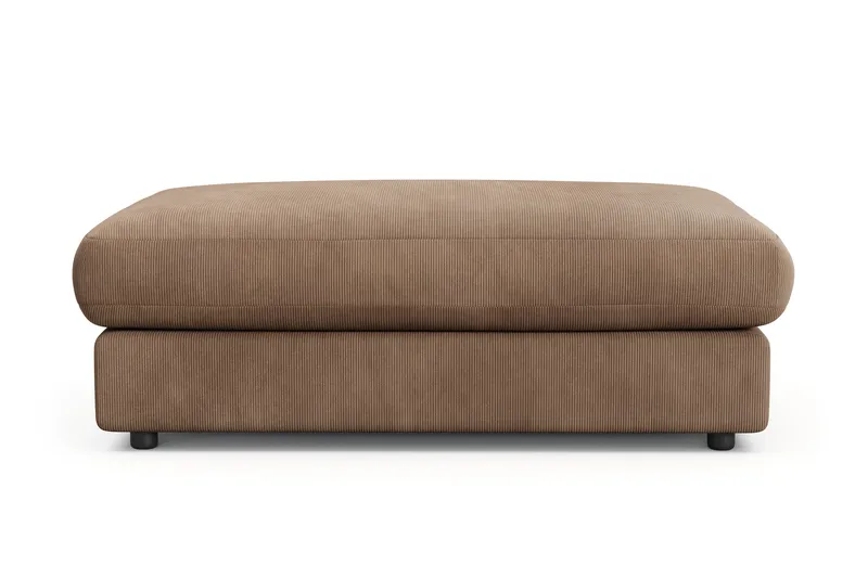 Arken Lyx Rektangulær Fodskammel i Manchester - Brun - Møbler - Stole & lænestole - Taburet & skammel - Puf