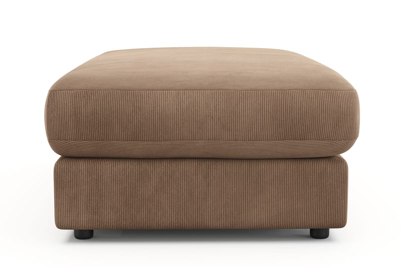 Arken Lyx Rektangulær Fodskammel i Manchester - Brun - Møbler - Stole & lænestole - Taburet & skammel - Puf