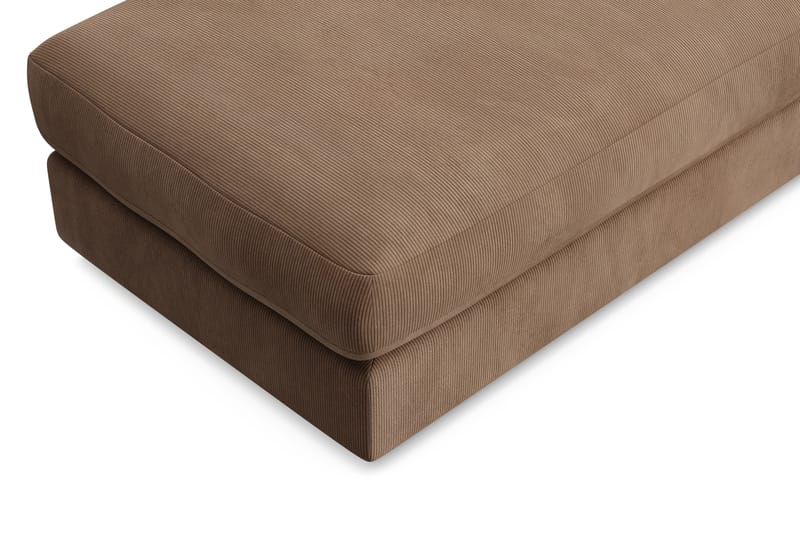 Arken Lyx Rektangulær Fodskammel i Manchester - Brun - Møbler - Stole & lænestole - Taburet & skammel - Puf