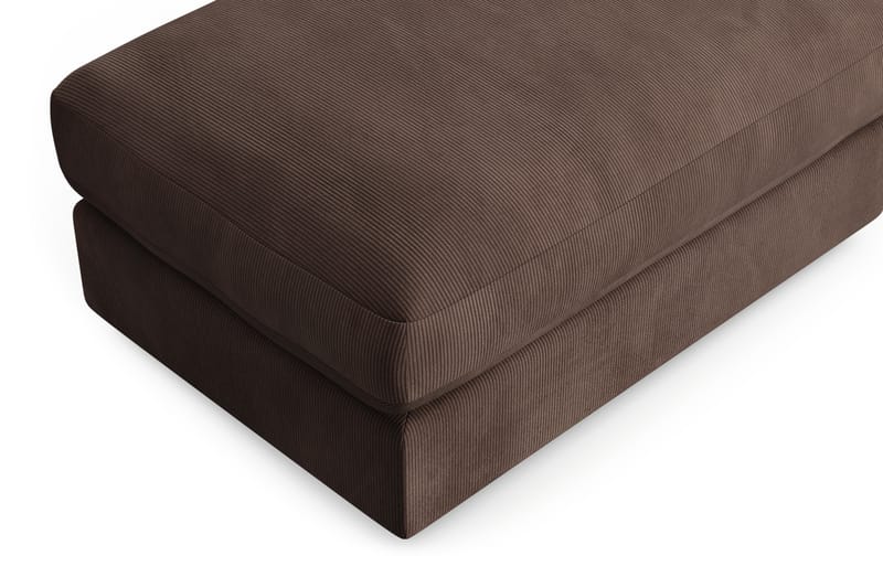 Arken Lyx Rektangulær Fodskammel i Manchester - Brun - Møbler - Stole & lænestole - Taburet & skammel - Puf