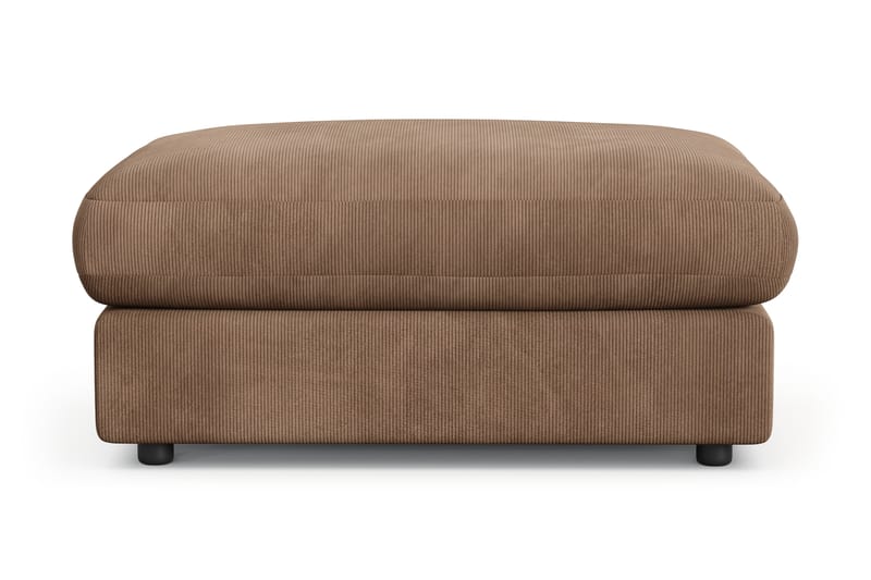 Arken Lyx Rektangulær Fodskammel i Manchester - Brun - Møbler - Stole & lænestole - Taburet & skammel - Puf