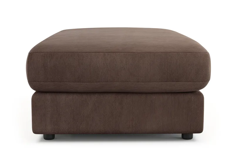 Arken Lyx Rektangulær Fodskammel i Manchester - Brun - Møbler - Stole & lænestole - Taburet & skammel - Puf