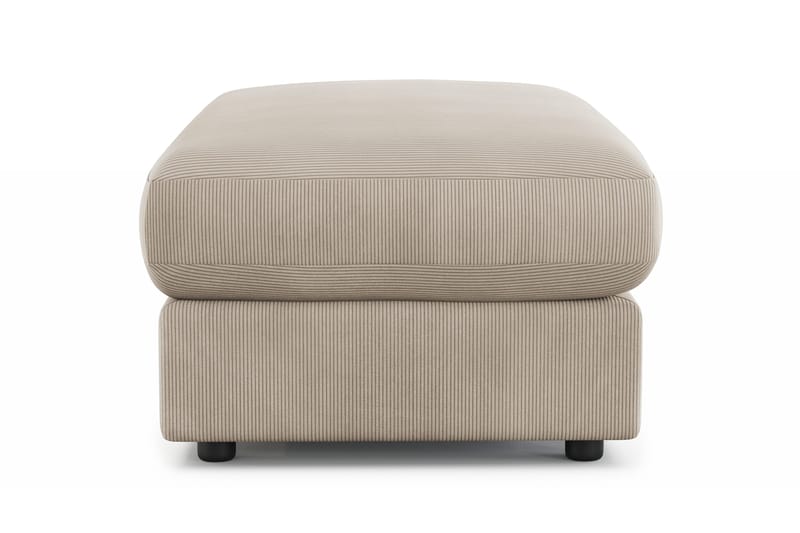 Arken Lyx Rektangulær Fodskammel i Manchester - Greige - Møbler - Stole & lænestole - Taburet & skammel - Puf